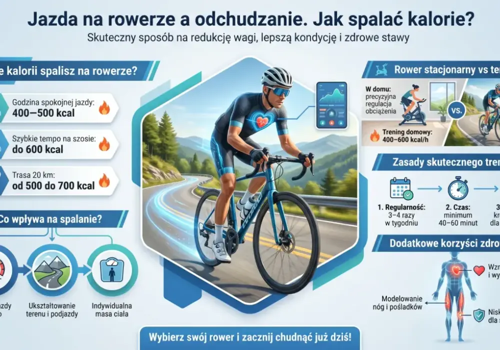 Ile kalorii spala rower? Oblicz i zwiększ spalanie!