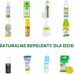 Naturalne repelenty dla dzieci: spraye, roll-ony i plastry chroniące przed komarami i kleszczami.