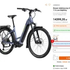 Szukasz roweru elektrycznego Haibike Trekking 7.5 Low? Sprawdź, jaki rozmiar ramy do wzrostu 180 będzie najlepszy.