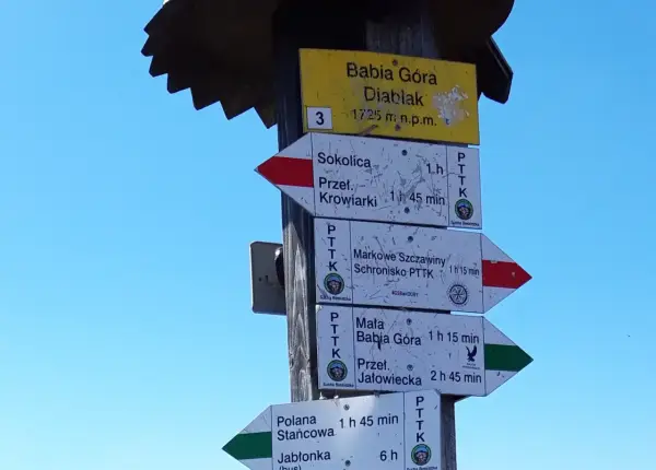 Babia Góra - Ile ma wysokości? Diablak i szlaki